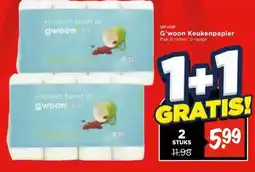 Vomar Voordeelmarkt G'woon Keukenpapier aanbieding