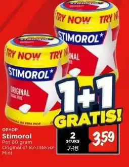 Vomar Voordeelmarkt Stimorol Pot 80 gram aanbieding