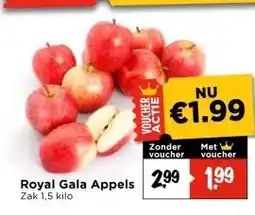 Vomar Voordeelmarkt Royal Gala Appels aanbieding