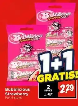 Vomar Voordeelmarkt Bubblicious Strawberry aanbieding