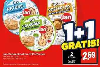 Vomar Voordeelmarkt Jan Pannenkoeken of Poffertjes aanbieding