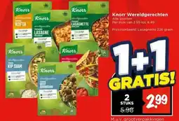 Vomar Voordeelmarkt Knorr Wereldgerechten aanbieding