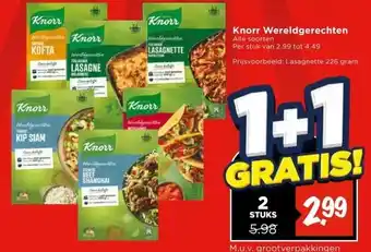 Vomar Voordeelmarkt Knorr Wereldgerechten aanbieding