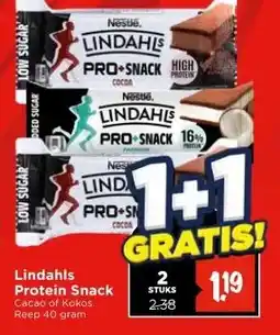 Vomar Voordeelmarkt Lindahls Protein Snack aanbieding