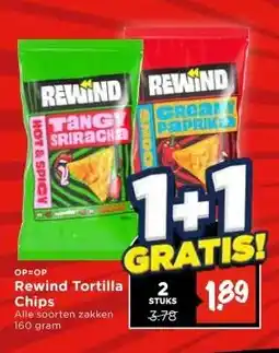 Vomar Voordeelmarkt Rewind Tortilla Chips aanbieding