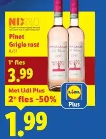 Lidl Pinot Grigio rosé aanbieding