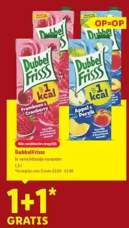 Lidl DubbelFrisss aanbieding