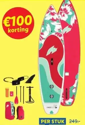 Lidl Opblaasbaar SUP-board Exotic aanbieding