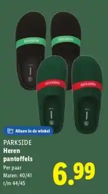 Lidl Heren pantoffels aanbieding