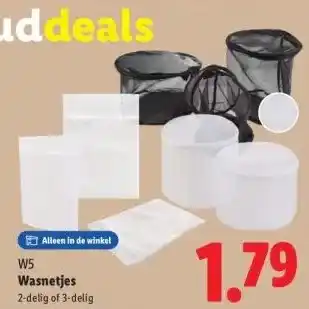Lidl Wasnetjes aanbieding