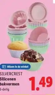 Lidl Siliconen bakvormen aanbieding