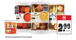 Jumbo Alle Jumbo soeppakketten of pureersoepen aanbieding