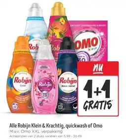Jumbo Alle Robijn Klein & Krachtig, quickwash of Omo aanbieding
