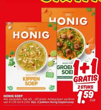 Dekamarkt HONIG SOEP aanbieding