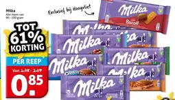 Hoogvliet Milka aanbieding