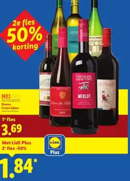 Lidl Diverse Franse wijnen aanbieding