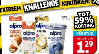 Hoogvliet Alpro aanbieding
