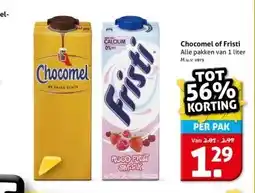 Hoogvliet Chocomel of Fristi aanbieding