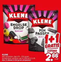 Dekamarkt KLENE aanbieding