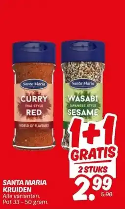 Dekamarkt SANTA MARIA KRUIDEN aanbieding
