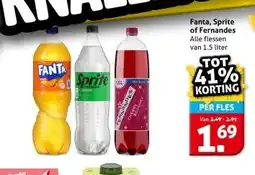 Hoogvliet Fanta, Sprite of Fernandes aanbieding