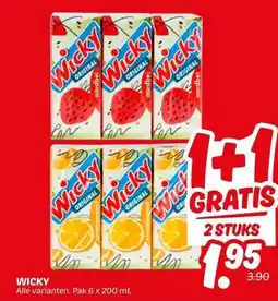 Dekamarkt WICKY aanbieding