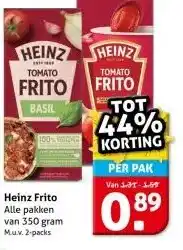 Hoogvliet Heinz Frito aanbieding