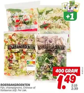 Dekamarkt ROERBAKGROENTEN aanbieding
