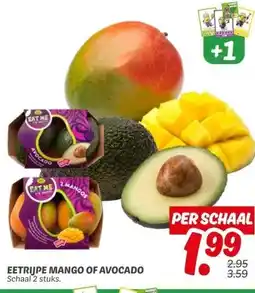 Dekamarkt EETRIJPE MANGO OF AVOCADO aanbieding