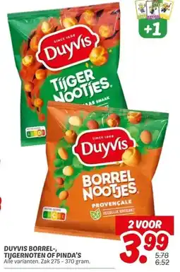 Dekamarkt DUYVIS BORREL-, TIJGERNOTEN OF PINDA'S aanbieding