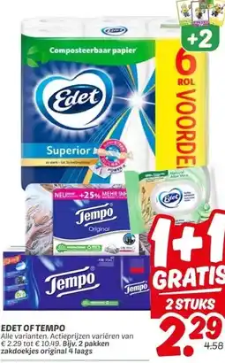 Dekamarkt EDET OF TEMPO aanbieding