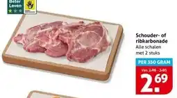 Hoogvliet Schouder-of ribkarbonade aanbieding
