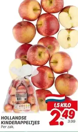 Dekamarkt HOLLANDSE KINDERAPPELTJES aanbieding