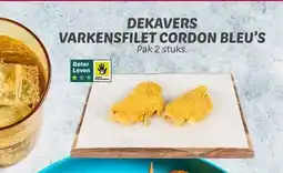 Dekamarkt DEKAVERS VARKENSFILET CORDON BLEU'S aanbieding