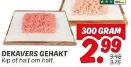 Dekamarkt DEKAVERS GEHAKT aanbieding