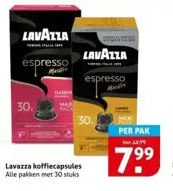 Hoogvliet Lavazza koffiecapsules aanbieding