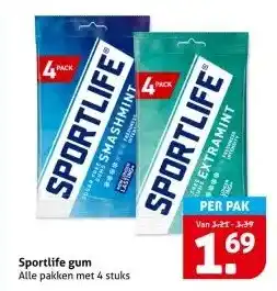 Hoogvliet Sportlife gum aanbieding