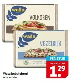 Hoogvliet Wasa knäckebrod aanbieding