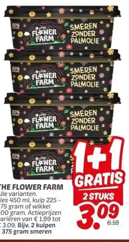 Dekamarkt THE FLOWER FARM aanbieding