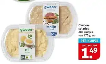 Hoogvliet G'woon salades aanbieding