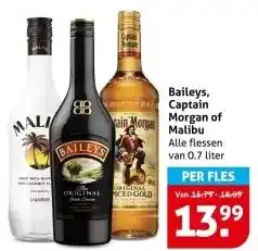 Hoogvliet Baileys, Captain Morgan of Malibu aanbieding