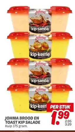Dekamarkt JOHMA BROOD EN TOAST KIP SALADE aanbieding
