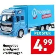 Hoogvliet Hoogvliet speelgoed vrachtwagen aanbieding