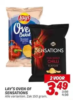 Dekamarkt LAY'S OVEN OF SENSATIONS aanbieding