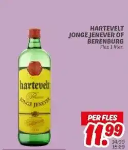 Dekamarkt HARTEVELT JONGE JENEVER OF BERENBURG aanbieding