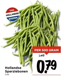 Vomar Voordeelmarkt Hollandse Sperziebonen aanbieding