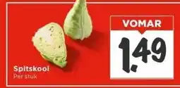 Vomar Voordeelmarkt Spitskool aanbieding