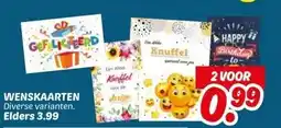 Dekamarkt WENSKAARTEN aanbieding