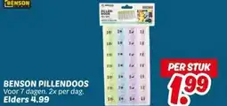 Dekamarkt BENSON PILLENDOOS aanbieding