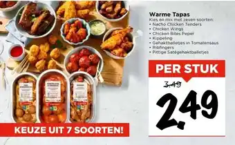 Vomar Voordeelmarkt Warme Tapas aanbieding